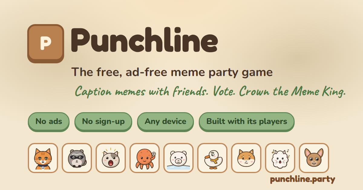 I work in publishing, not tech. I built a multiplayer meme party game anyway. Here's what I learned